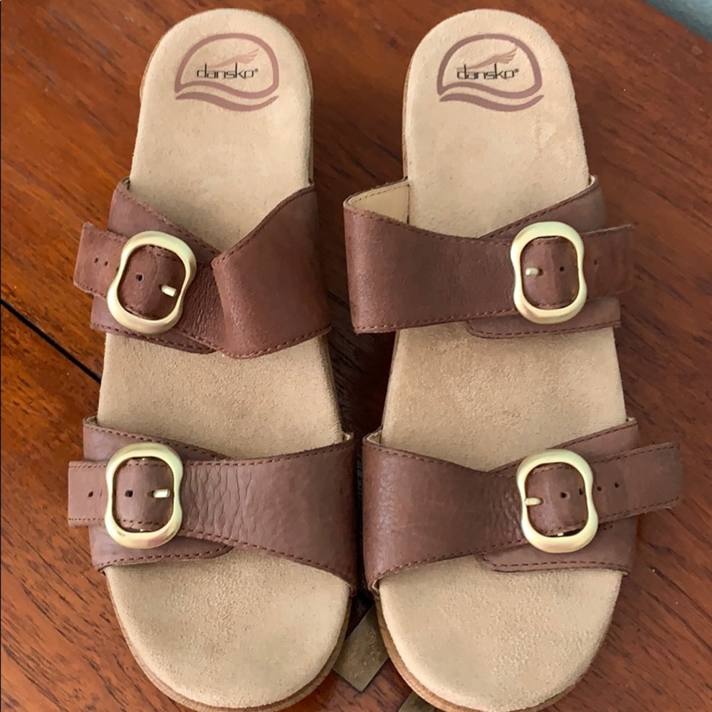 DANSKO SOPHIA BROWN LEATHER SIZE 41
